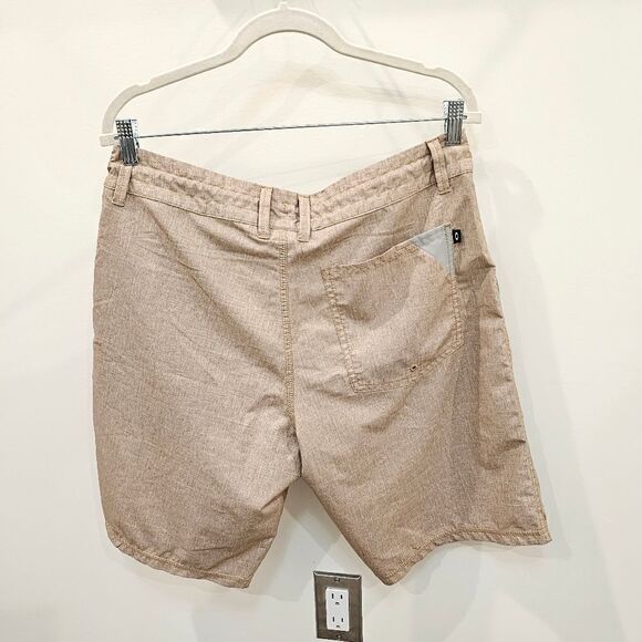 Oakley Tan Quick Dry Hybrid Swim Athletic Shorts Size 32 - Picture 4 of 7